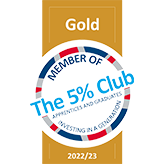 5 Club Gold Logo