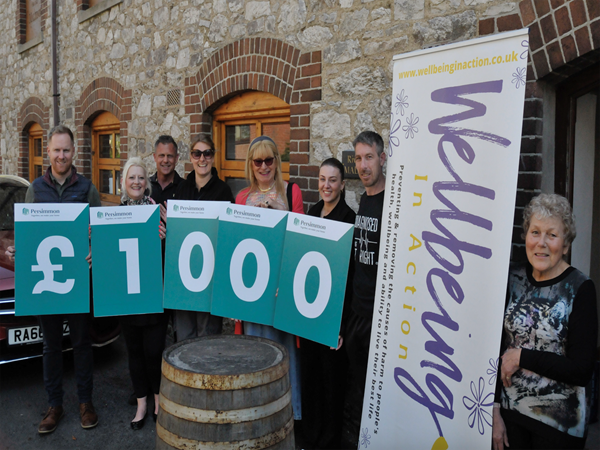 Newton Abbot social action group receive £1,000 donation